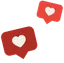 Corazones decorativos